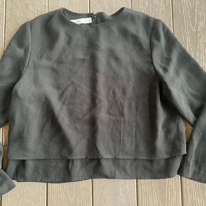 Women’s 14 Ildi Marshall Black Work Work Top Black Long Sleeve